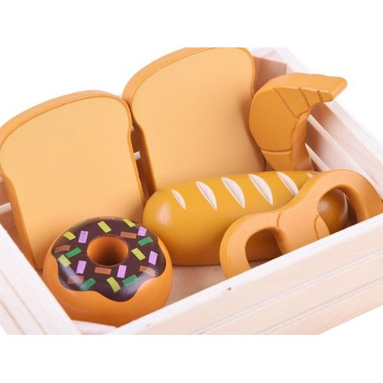 Dřevěné potraviny v bedýnce Wooden Box