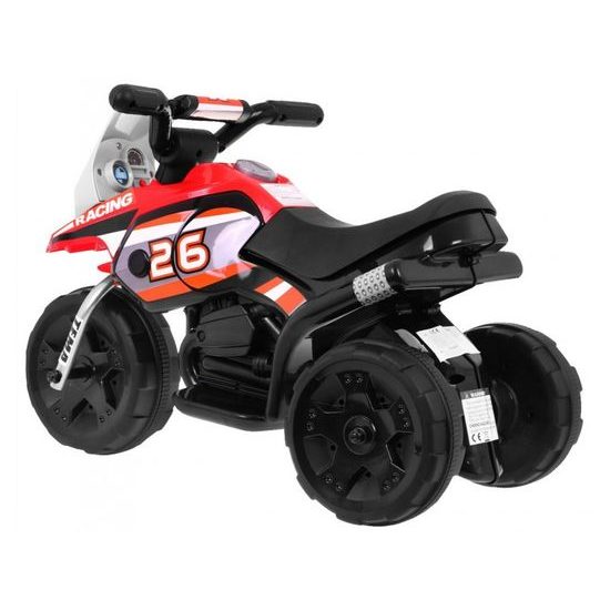 Majlo Toys dětská elektrická minitříkolka Sport Trike černo-červená