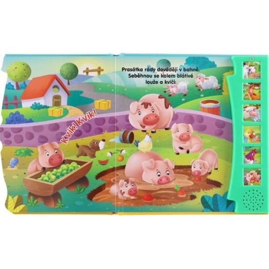 Zvuková knížka Zvířátka na farmě