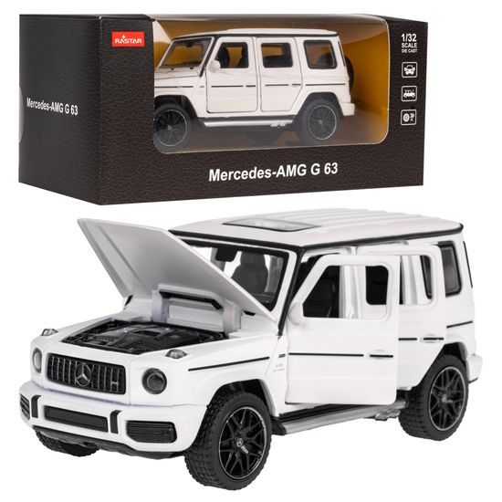 Rastar kovové autíčko Mercedes AMG G63 bílé 1:32