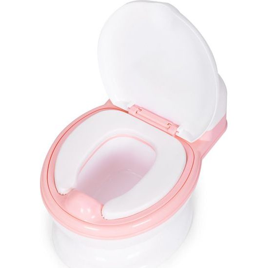 Ecotoys dětský nočník růžovo-bílý