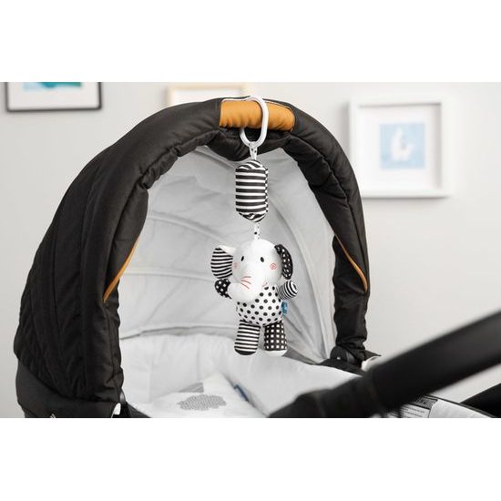 Závěsná hračka BLACK&WHITE sloník