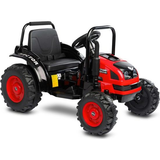 Elektrický traktor Hector červený