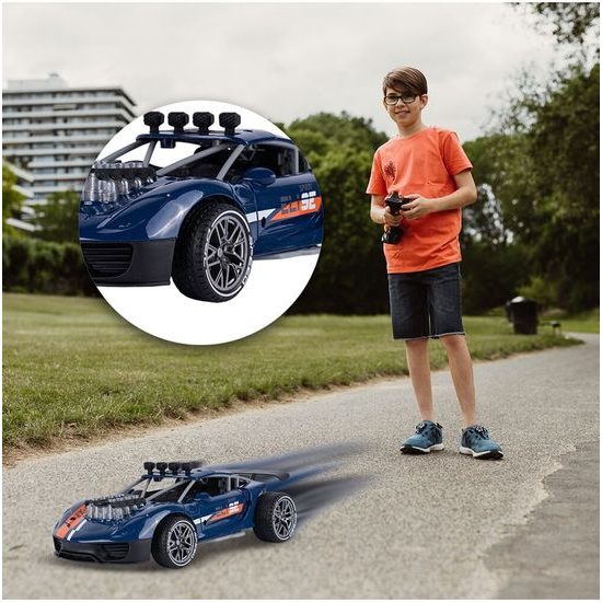 Závodní kovové auto na dálkové ovládání Fast Spirit 1:16