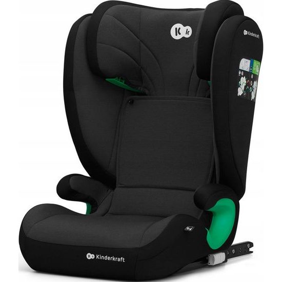 Autosedačka Kinderkraft Junior FIX 2019 Isofix black
