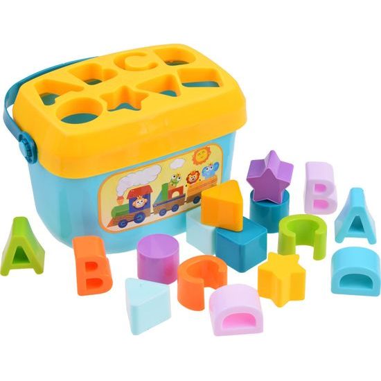 Vzdělávací sada písmen s přenosným boxem, 16 ks