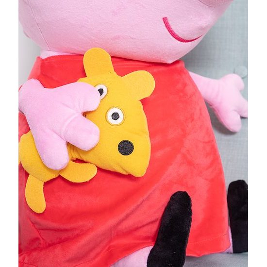 Plyšové prasátko Pepa 80 cm růžové