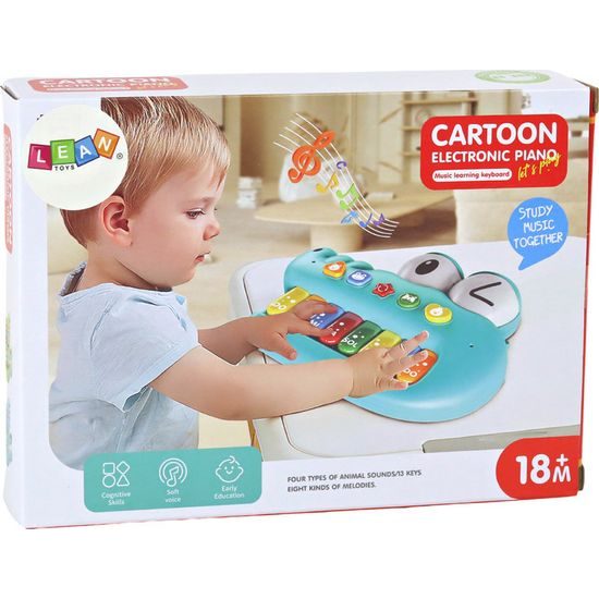 Vzdělávací hudební klavír Krokodýl