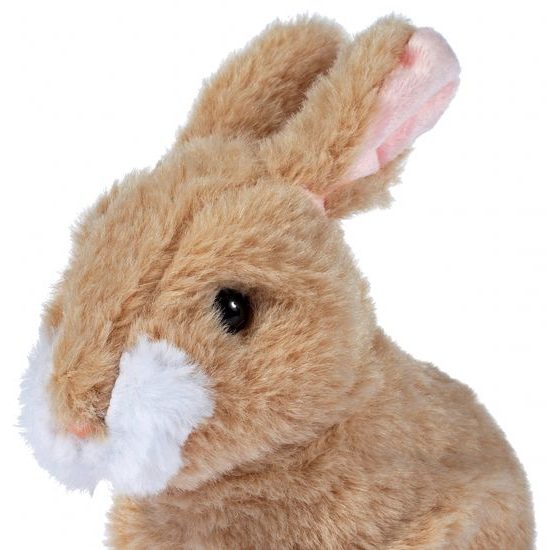 Plyšový králíček na baterie Princess Bunny hnědý