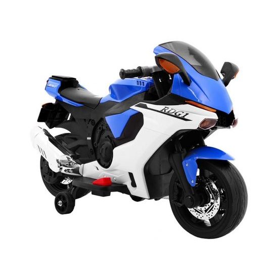 Dětská elektrická motorka Superbike modrá