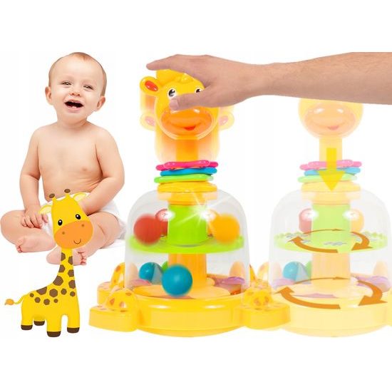 Rotující hračka pro nejmenší Giraffe Spinner