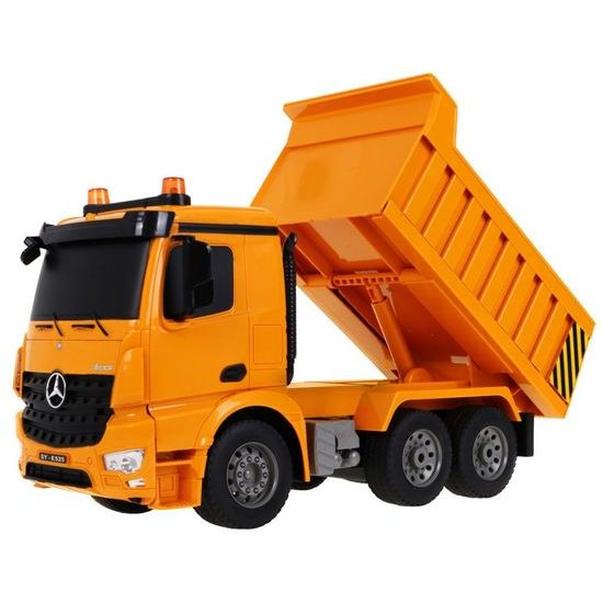 Nákladní auto na dálkové ovládání Mercedes- Benz Arocs 1:20 žluté