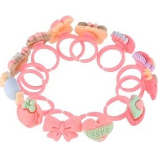 Prstýnky - sada 12ks - mix 2 druhy