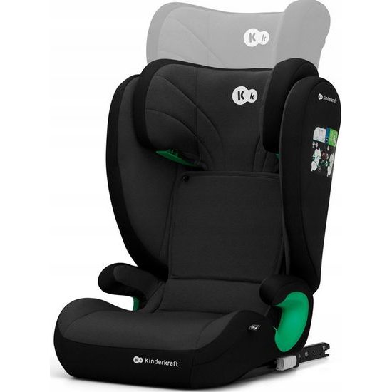 Autosedačka Kinderkraft Junior FIX 2019 Isofix black