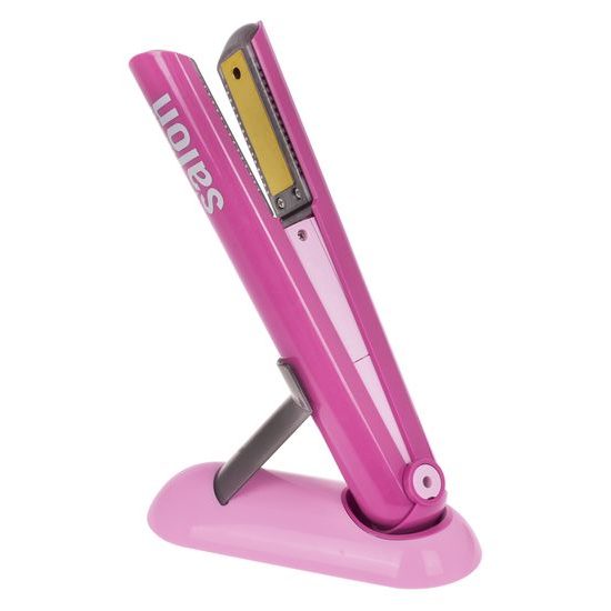 Souprava malé kadeřnice Beauty Salon s žehličkou na vlasy