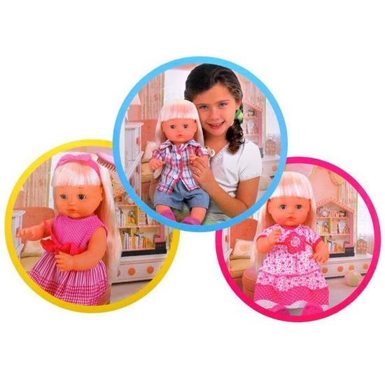 Převlékací panenka Emma s oblečením a příslušenstvím 39 cm