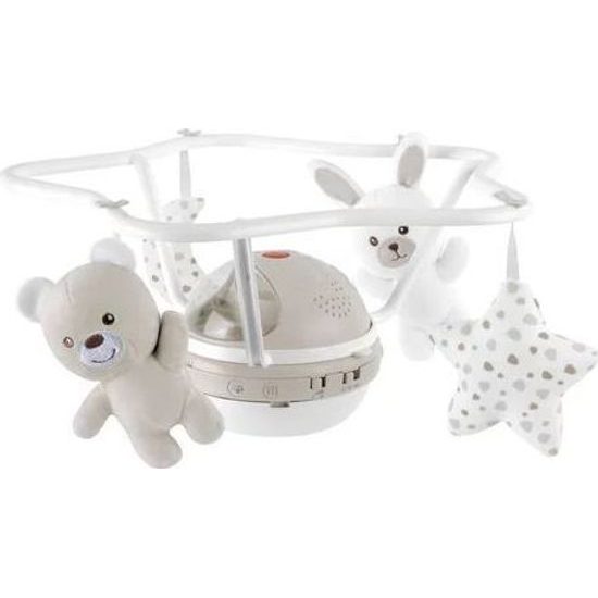 Kolotoč nad postýlku 2v1 medvídci
