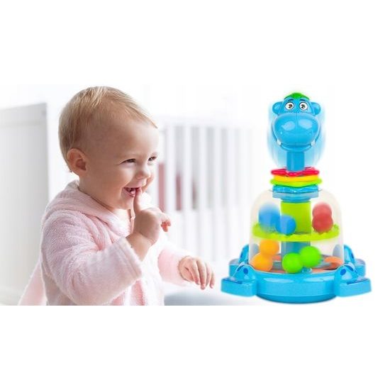 Rotující hračka pro nejmenší Hippo Spinner