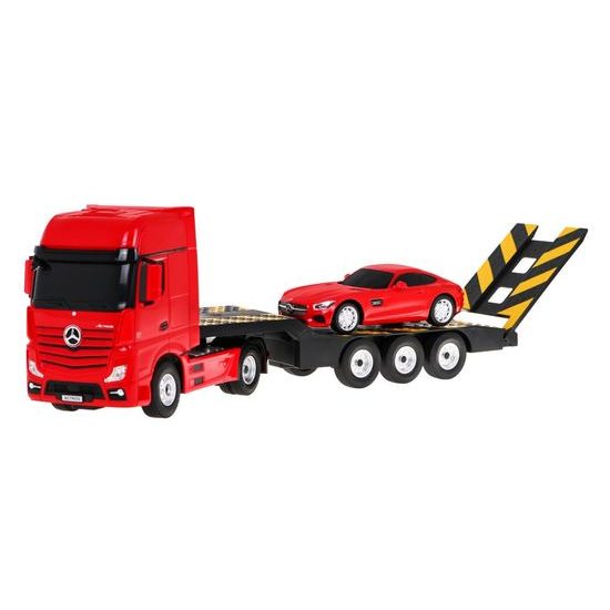 Rastar autíčka na dálkové ovládání Mercedes Benz Actros 1:26 + AMG GT 1:24
