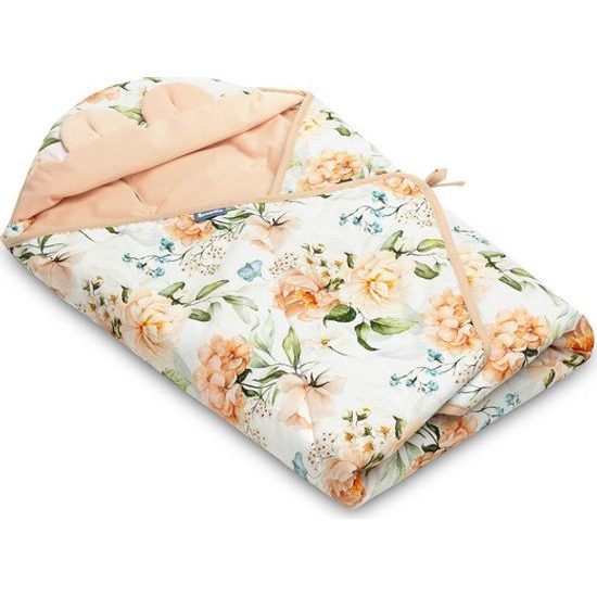 Dětská zavinovačka do autosedačky XL Sensillo Velvet - pivoňky