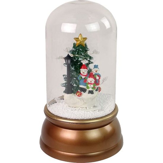 Vánoční svítící sněžítko s hudbou sněhuláci