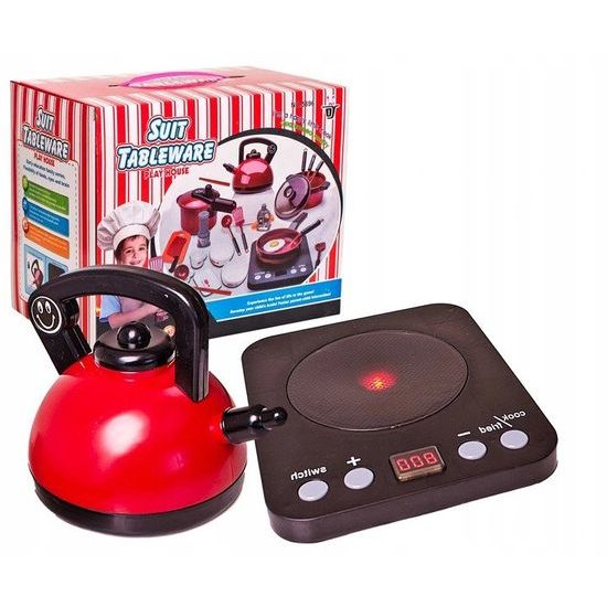 Doris sada nádobí do kuchyňky s vařičem na baterie 24 součástí