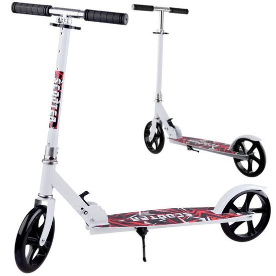 Dětská skládací koloběžka Cool Scooter bílá