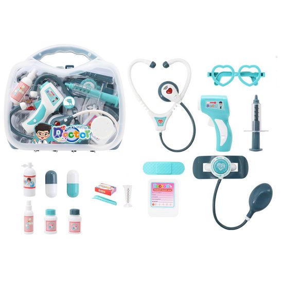 Dětský lékařský kufřík s příslušenstvím na baterie Doctor Set