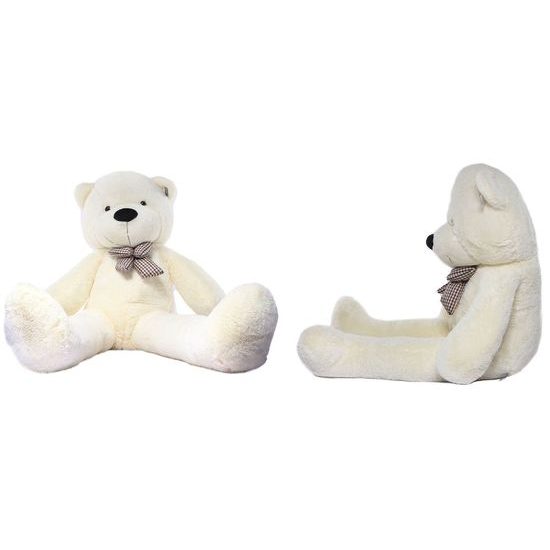 Plyšový medvěd Kvído 160 cm bílý