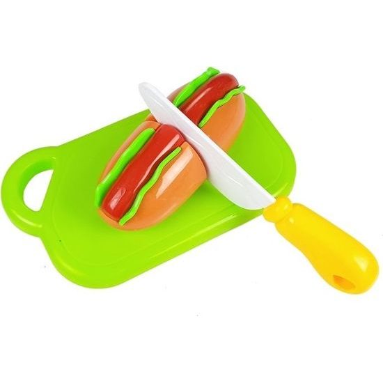 Dětská sada potravin na krájení na suchý zip