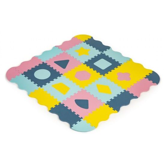 Ecotoys XXL pěnová puzzle hrací deka Happy Color