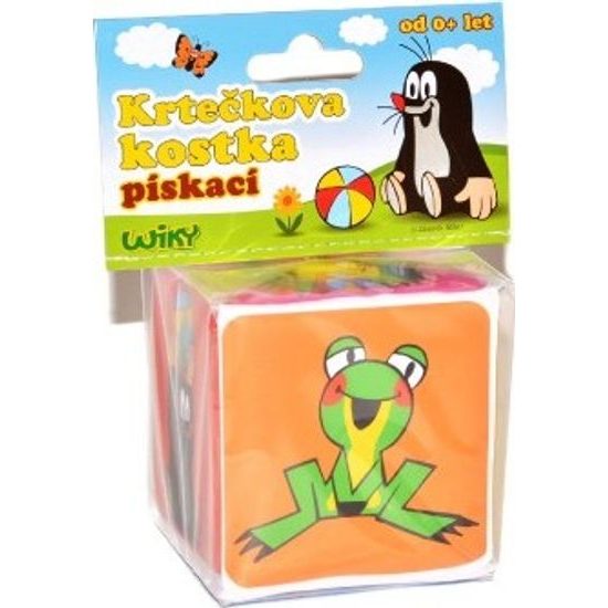 Pískací kostka - Krtek