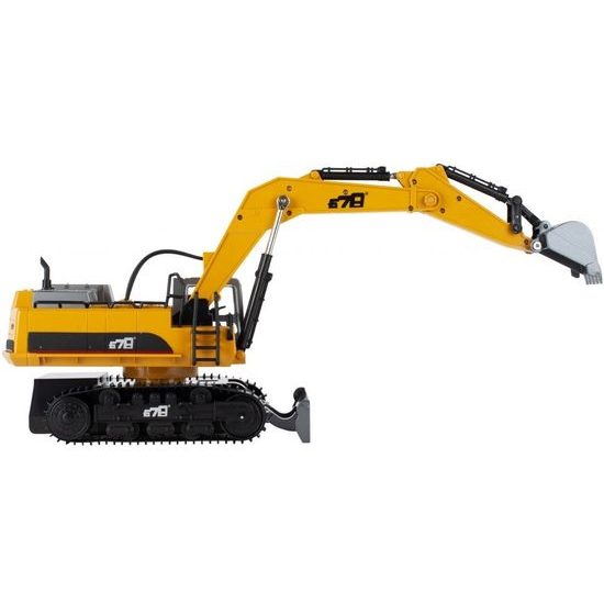 Pásový XXL jeřáb na dálkové ovládání s radlicí Cheetah 678