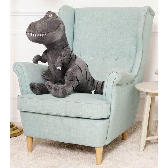 Plyšový dinosaurus Dino 100 cm šedý