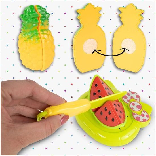 Sada zeleniny a ovoce na krájení s příslušenstvím Cut Qiele