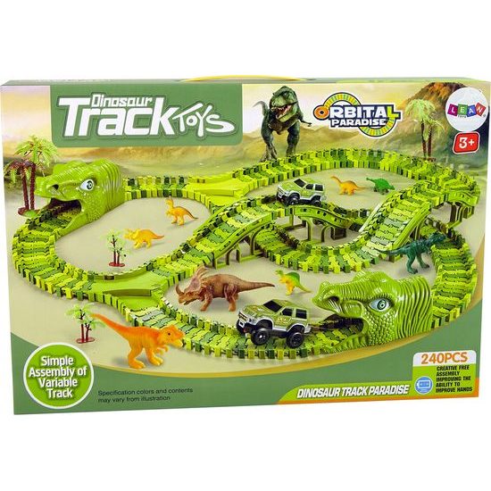 Velká dinosauří dráha s figurkami