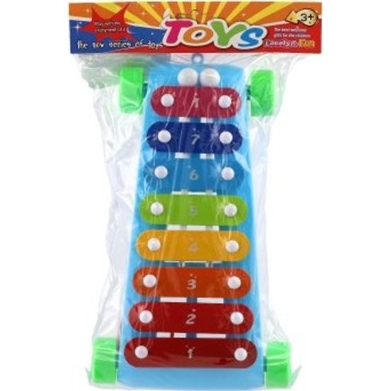 Xylofon s paličkami- MIX 2 barvy