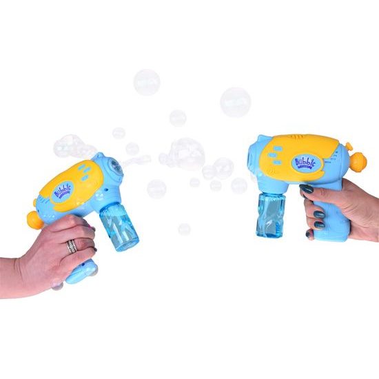 Sada 2 bublifuků na baterie Bubble Guns - modrá