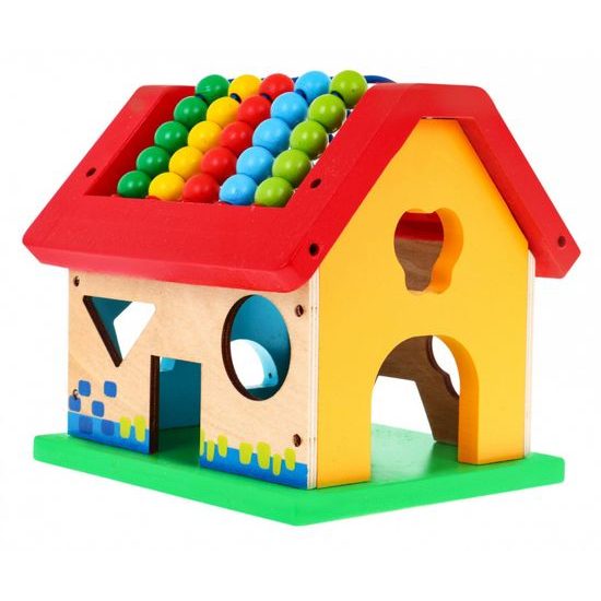 Dřevěný edukační domeček s počítadlem Wisdom Room