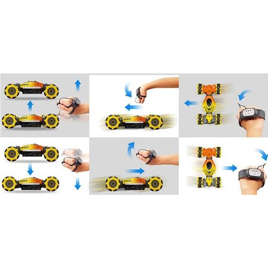 Senzorické auto na dálkové ovládání Stunt 4WD 1:24