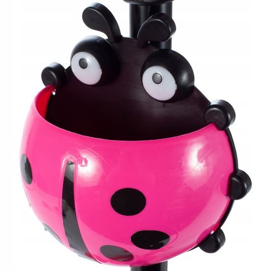 Dětská koloběžka Bedrunka růžová se sedátkem a svítícími koly