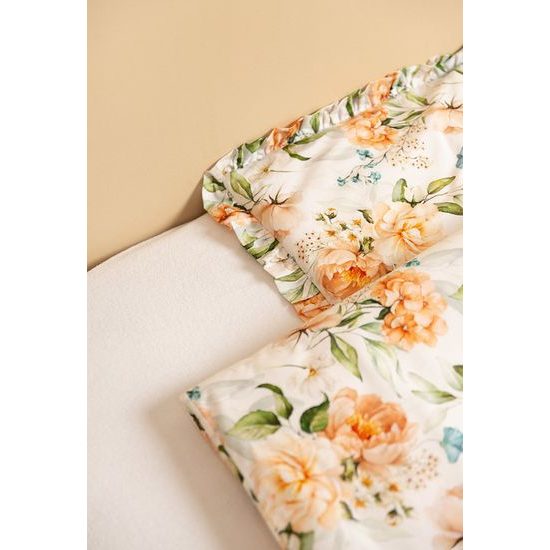 Souprava do postýlky 2ks 100x135 cm Pivoňky