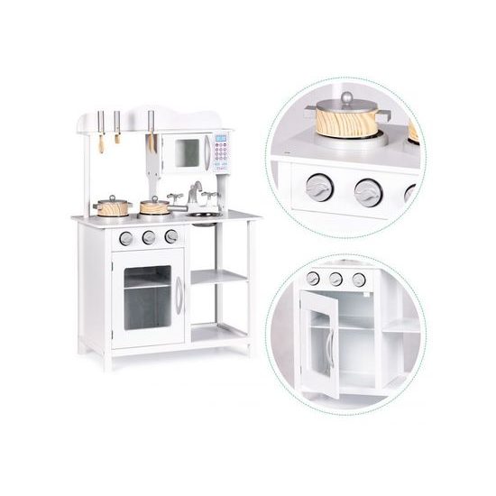 Dětská dřevěná kuchyňka White Kitchen