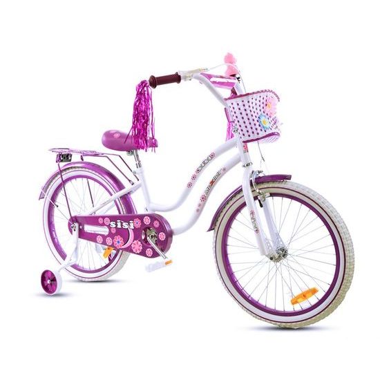 Mexller dětské kolo SISI 20" bílofialová