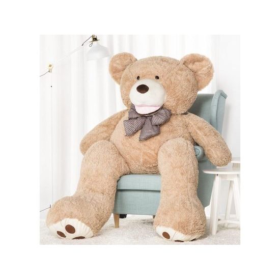 Plyšový medvěd Maty 190 cm XXL béžový