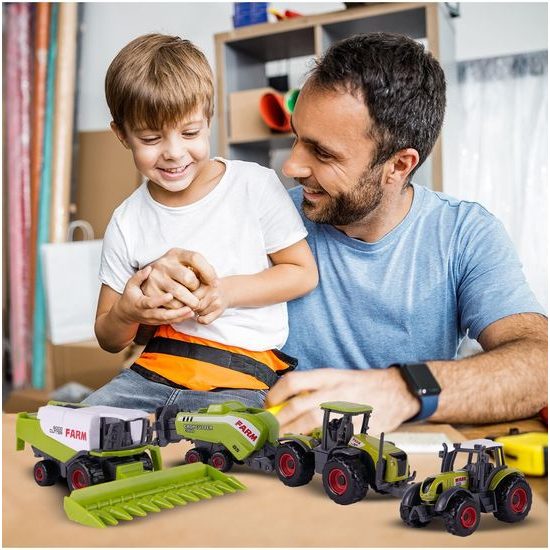 Souprava zemědělských strojů a zvířátek Farmer Set