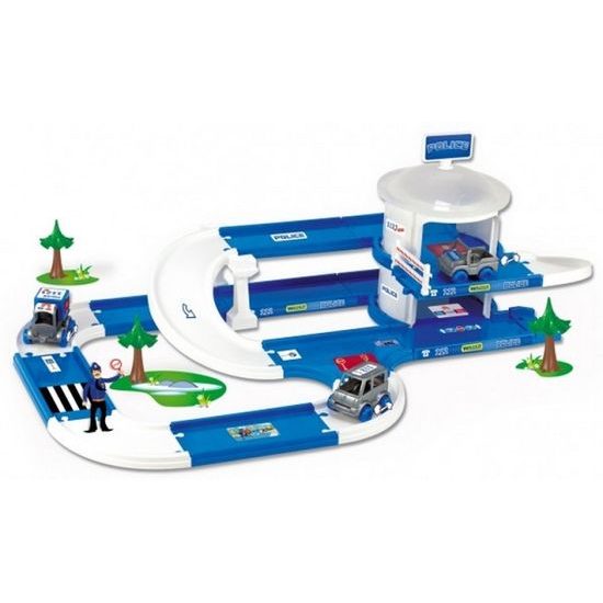 Wader Kid Cars 3D Policie s dráhou 3,8 m
