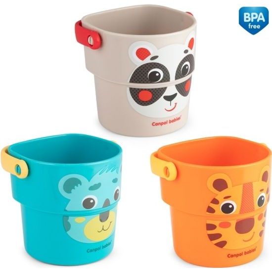 Canpol Babies Canpol babies Hrníčky ke koupání Hello Little - 3 ks