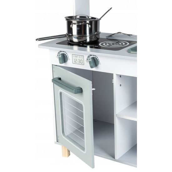 Ecotoys dětská dřevěná kuchyňka s příšlušenstvím