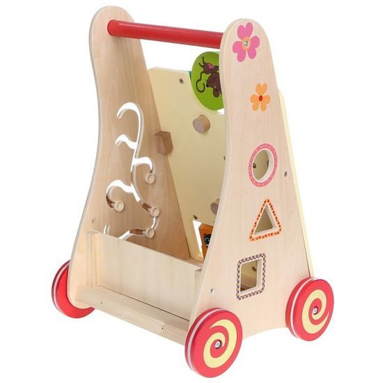 Ecotoys dětské dřevěné chodítko